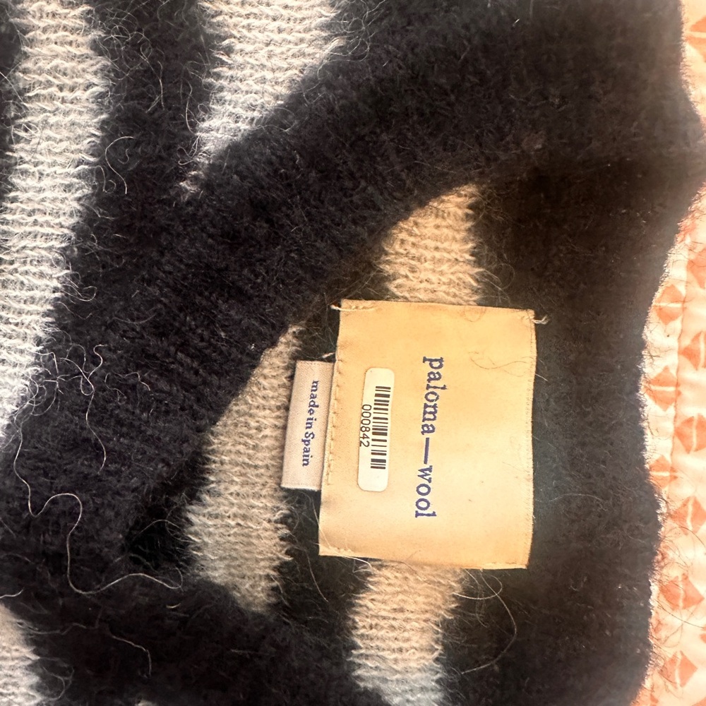 Paloma Wool Matrix Sweater // Monochrome Optical Illusion Sweater - Picture 6 of 7